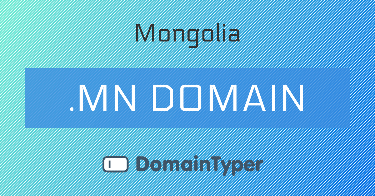 .MN Domain | Cheapest .MN registrations from $38.75